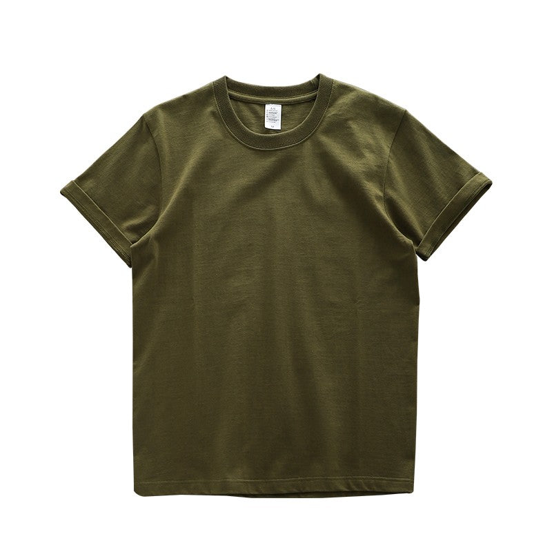 Men's Summer Short Sleeve Tee Casual T-shirt Army Green